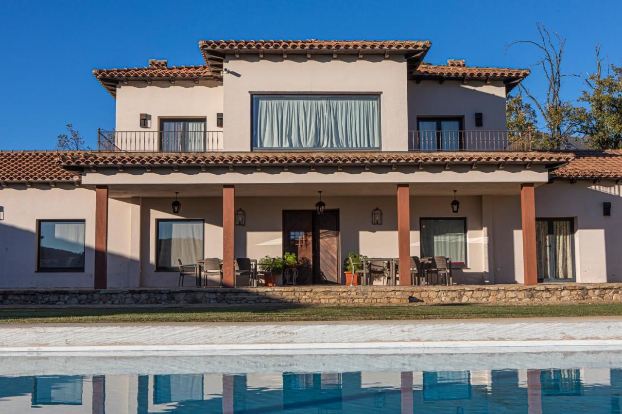 Casa Rural Los Tres Lugares San Martín de Trevejo Exteriör bild